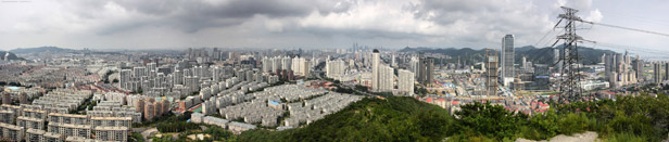 Viewpoint of Dalian, смотровая площадка в Даляне, панорама Даляня